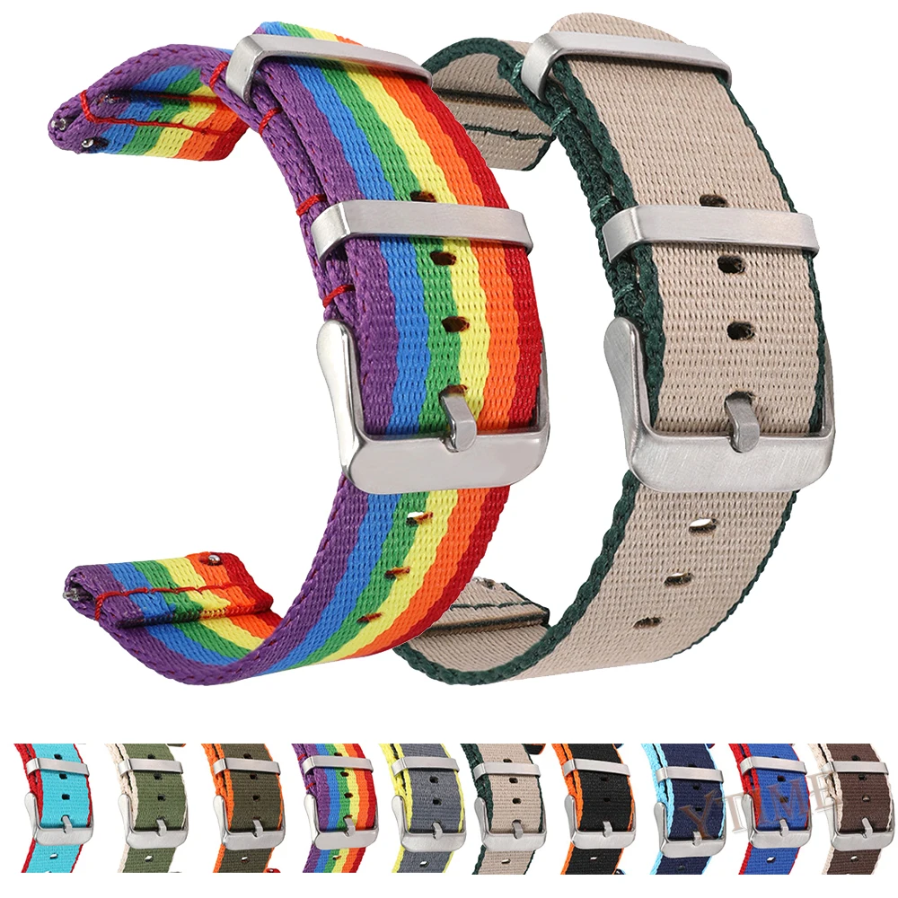 

20mm 22mm Nylon Band Straps For Polar ignite 2 Smart Watch Bands Wrist Strap For Polar Vantage M/M2/Unite/Grit X Pro Bracelet