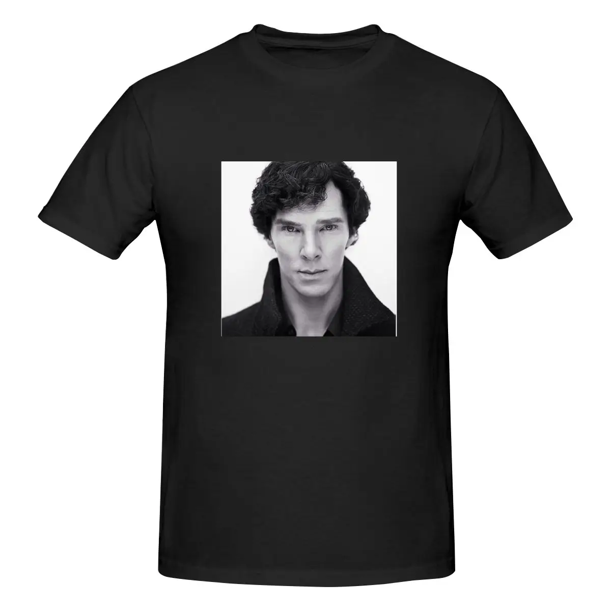 

Benedict Cumberbatch In Sherlock New T Shirt For Men 2023 Summer Vintage Washed Men Clothing Tops Fashion Casual