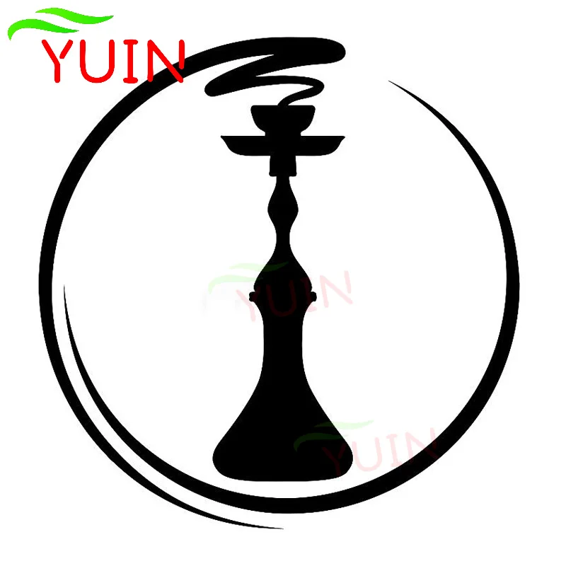 

YUIN Smokey Art Decal Fashionable Body Window Decoration PVC Waterproof Sunscreen Car Sticker Black/White/Red/Laser/Silver