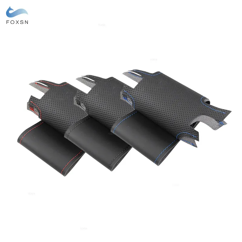 Автомобильные аксессуары перфорированная кожа из микрофибры чехол на руль для VW