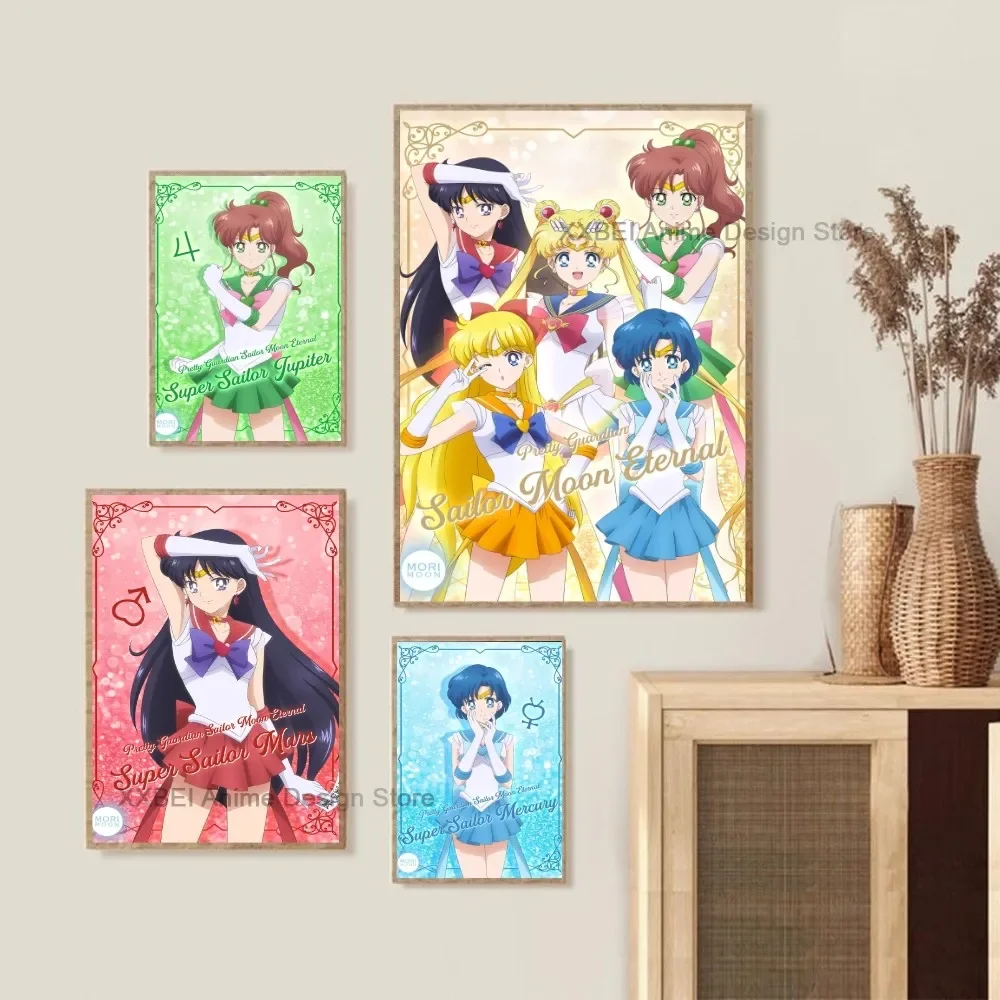 1 шт. высокое качество современное украшение для дома живопись аниме серия Сейлор