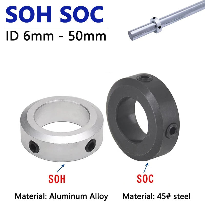 

Фиксирующее кольцо SOH SOC 6-50 мм