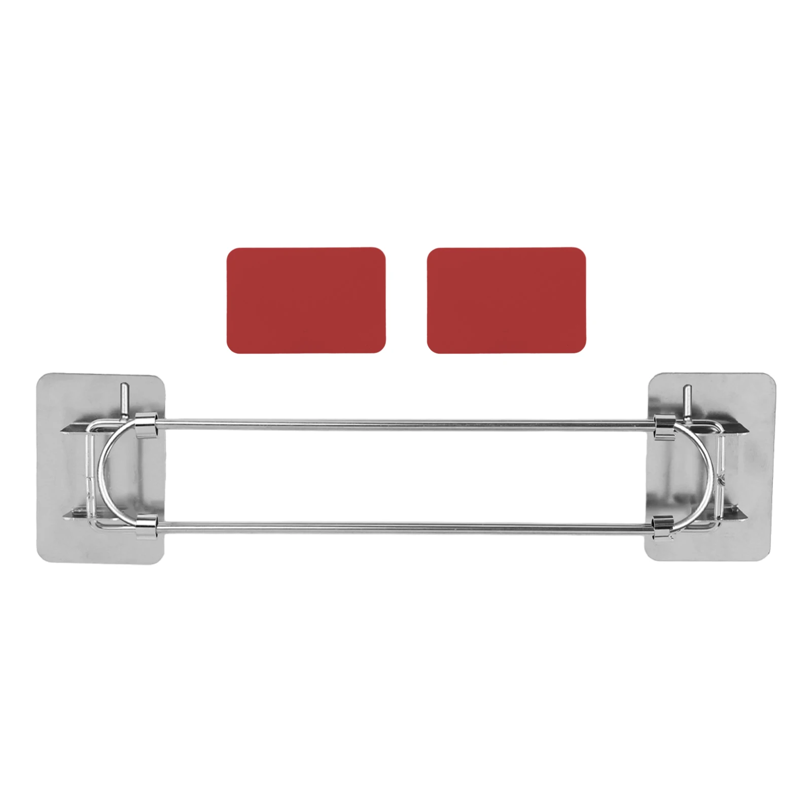 

Серебристая самоклеящаяся угловая регулируемая стойка из нержавеющей стали с двусторонними лентами