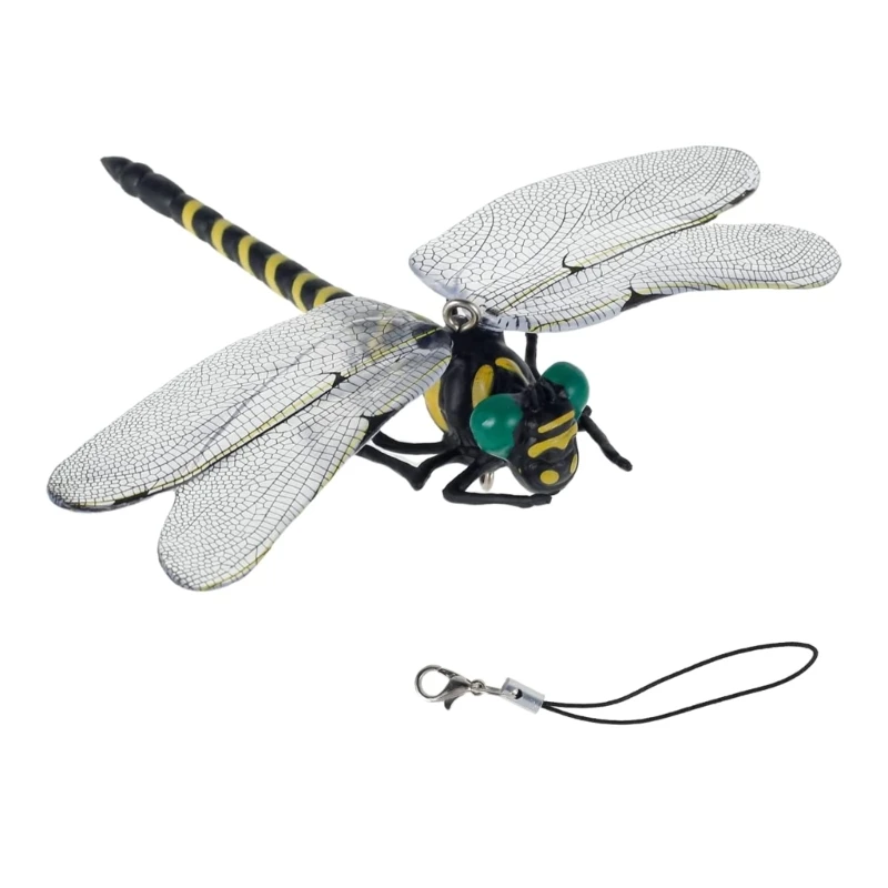 

Имитация стрекозы, модель насекомых, репеллент от комаров, уличное подвесное украшение для кемпинга, пешего туризма, репеллент