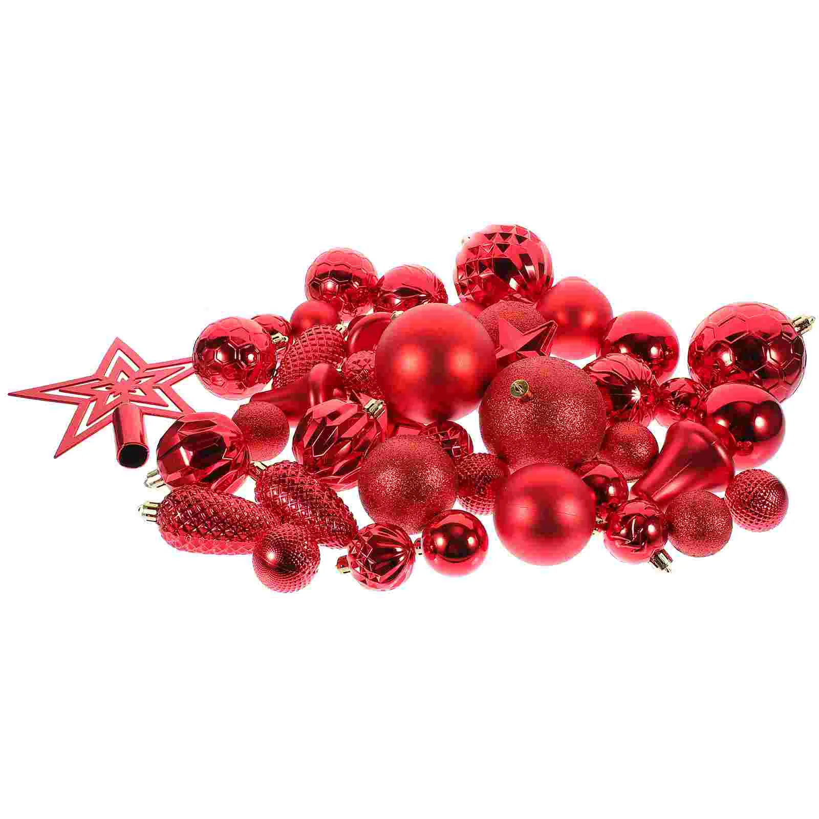 

45 Pcs Set Christmas Decorations Ornament Shatterproof Hanging Ball Ornaments Plastic Balls