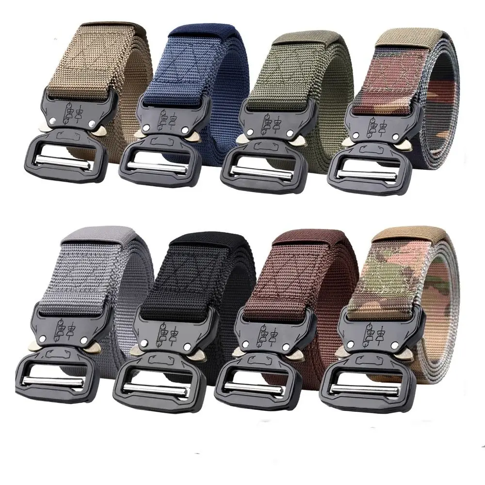 Multi Function Outdoor Tactical Belt Quick Release Army Waist Fashion Waist Straps for Men