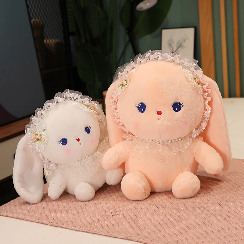 

Kawaii Princess Rabbit Plush Toy Cartoon Soft Stuffed Animals Bunny Plush Doll 2023 New Hot Plush Toys for Girls Kids Gifts