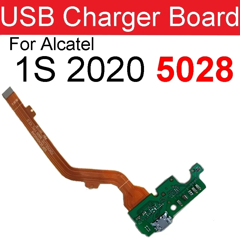 10 шт./лот оригинальная зарядная Плата USB flex для Alcatel 1S 2020 5028 5028D 5028Y 5028U 5028A док-порт