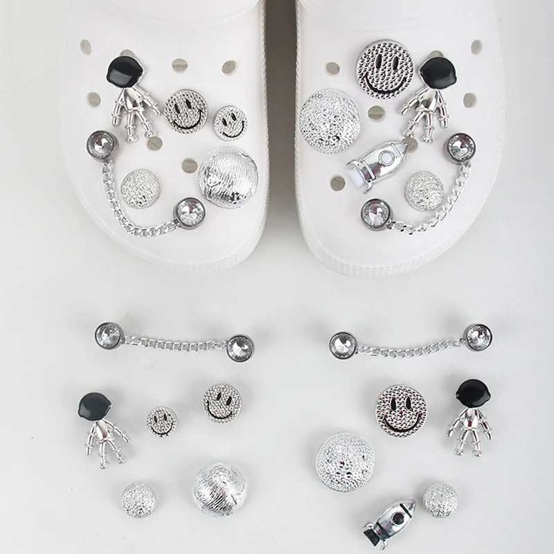 

Fashion Quality Charms for Crocs DIY Bundle Cute Astronaut Garden Shoe Buckle Lovely Shoes Charms for Croc 2022 New Arrivals