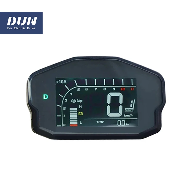 

New DKD Adjustable ONE-LIN/CAN-BUS Communication Electric Scooter LCD Speedometer Display For Votol Controller