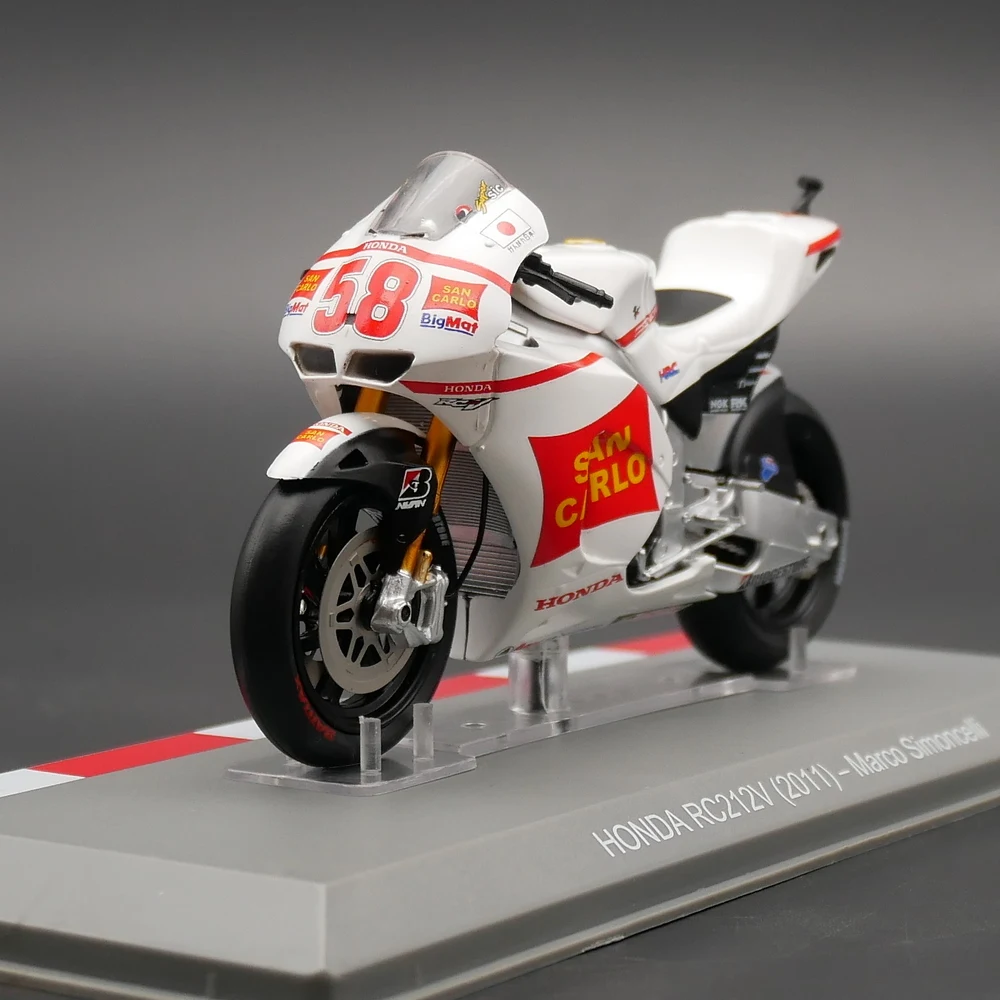 

IXO 1:18 Moto GP 2011 Honda RC212V Marco Simoncelli Diecast Motorcycle Model