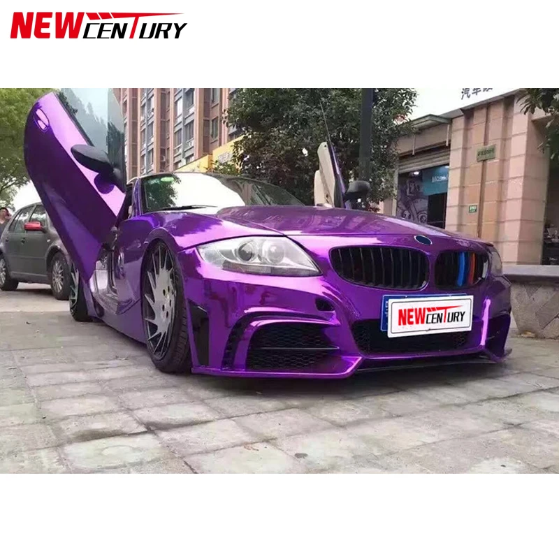 Для старого BMW Z4 E85 2004-2010 гг. юбки переднего и заднего бампера являются стилем Rowen.