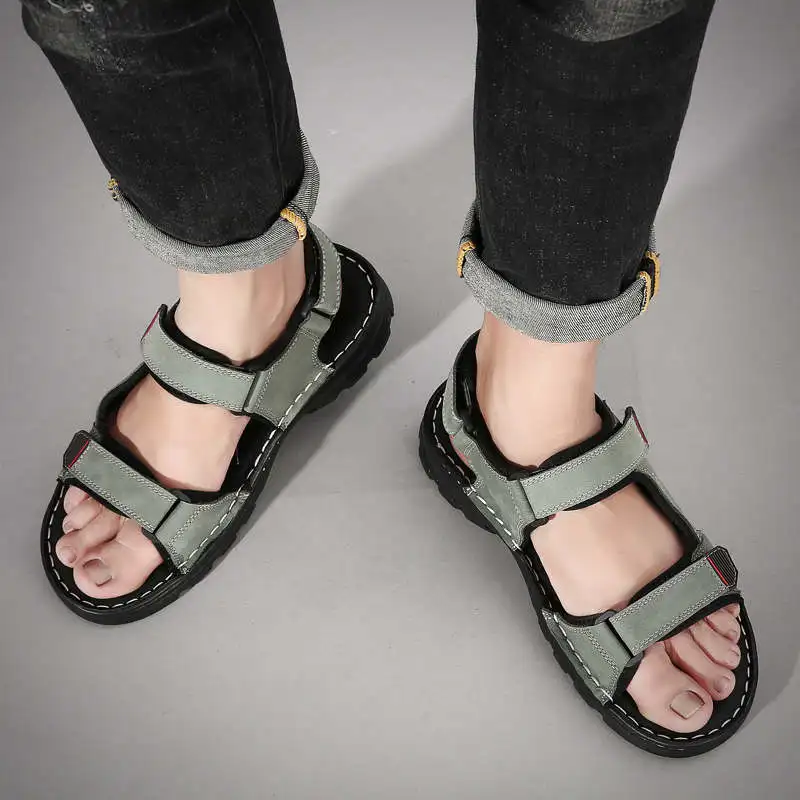 

Men Sandals Chameleon Flip Flops For Men Hardloop Schoenen Men Shoes Leather Athlete Men's Sneakers Breath Tennis Sapatillas