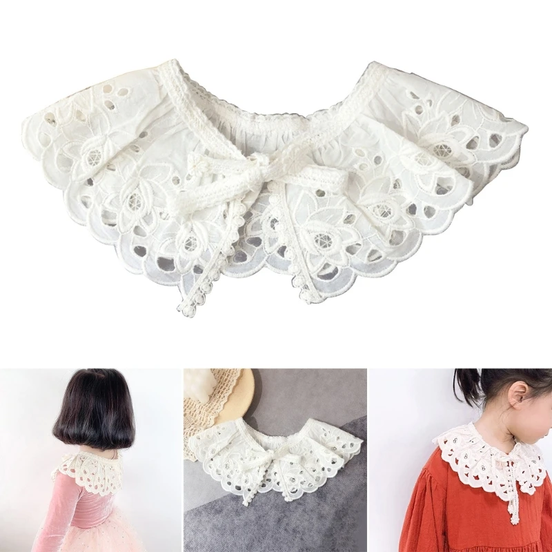 

Кружевной воротник для детей, накладной воротник, накидка на плечо, воротник-манипулятор, съемный воротник