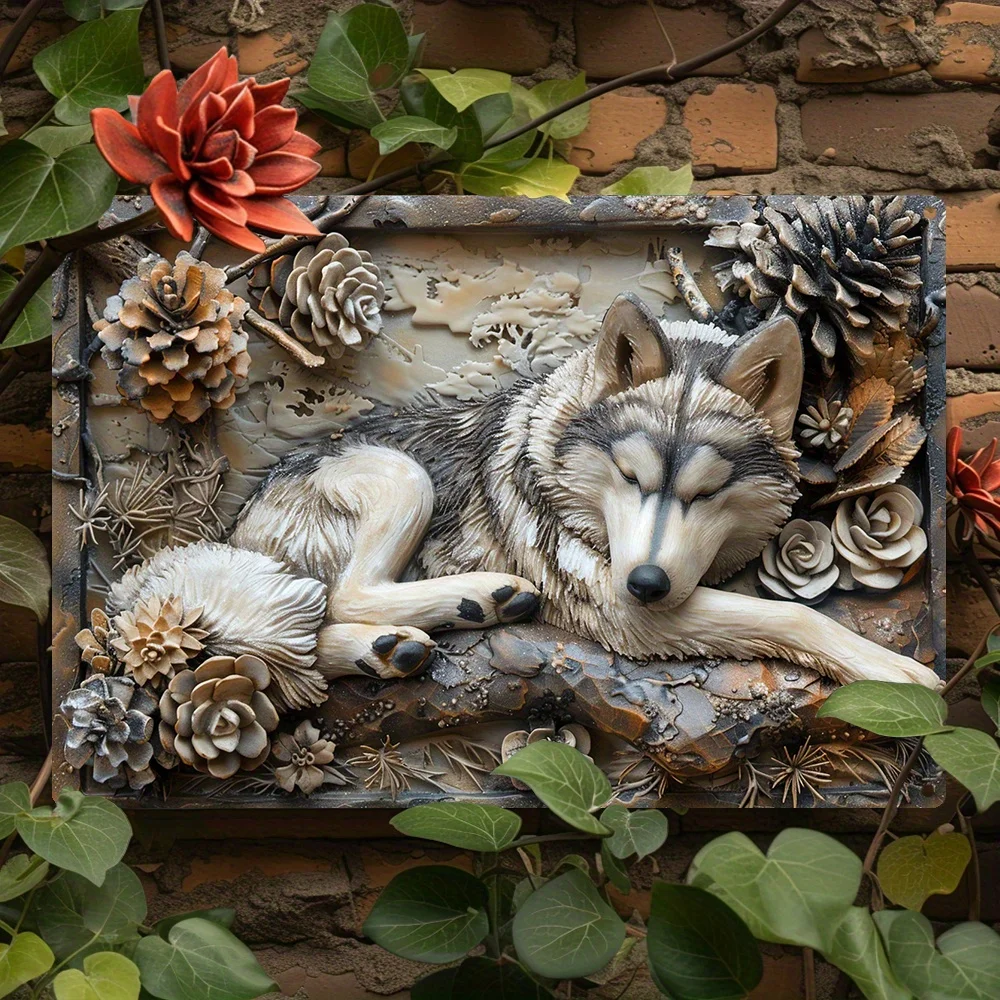 

Алюминиевый настенный рисунок Сибирский Хаски