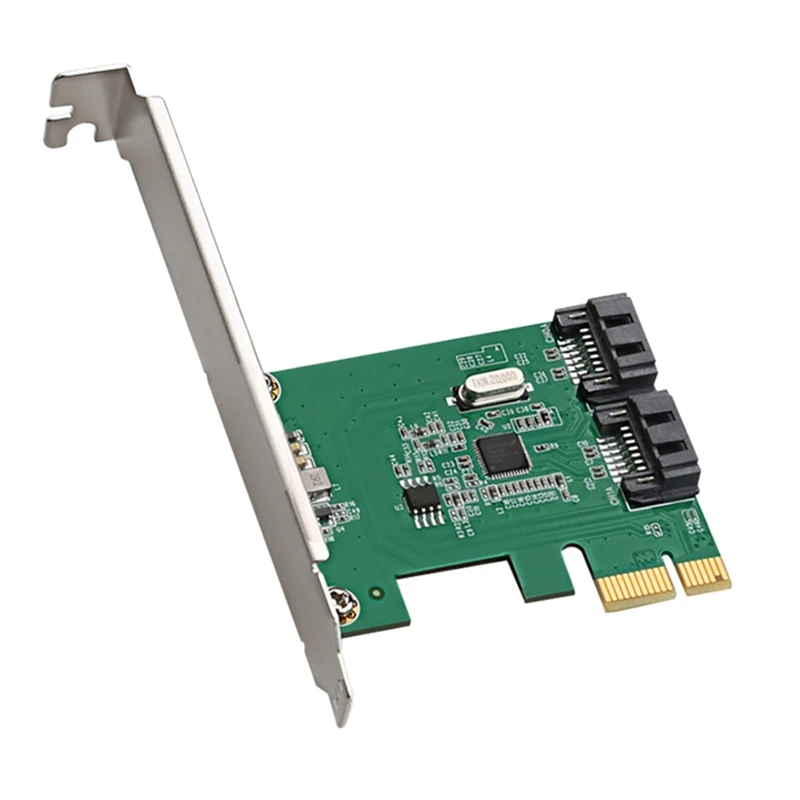 

Плата расширения PCIe 2,0 X1 на 2 порта SATA3.0, карта расширения AMS1016, карта преобразователя