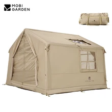MOBI GARDEN 야외 캠핑 에어 텐트, 클라우드 홈, 장기 방수, 방풍 차량 윤곽, 전신 PVC