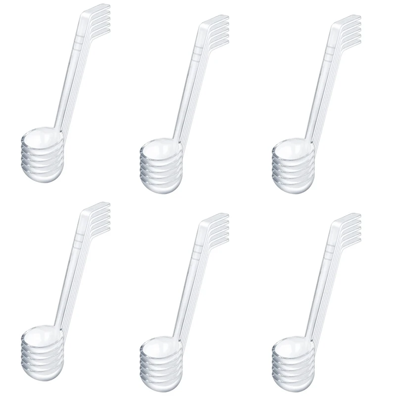 

30 Pieces PC Small Ladles For Sauce Long Punch Plastic Dressing And Sauces Ladles