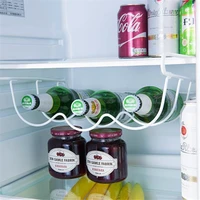 Fridge Organizer Kitchen Spacer Layer Storage Beer Rack Shelf Refrigerator Bottle Rack Wine Holder Basket Pantry Cabinet Tools