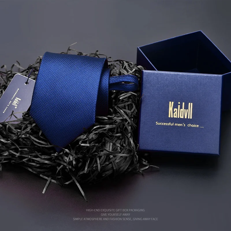 

Синий галстук Мужская деловая одежда деловой на молнии для свадьбы жениха дырокол для мужчин модный дырокол для ленивых людей без узлов