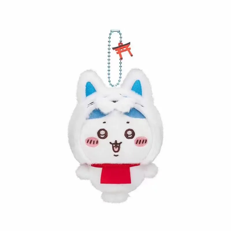 Милый мультфильм Kawaii Chiikawa Hachiware Usagi Fox плюшевая сумка кулон брелок кукла игрушка в