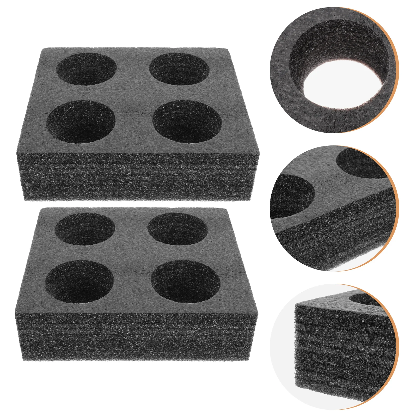 

2Pcs 4 Cup Holder Tray 4 Cup Drink Carrier Drink Carrier Tray Disposable Drink Holder Takeout Cup Holders Cup Carrier Tray