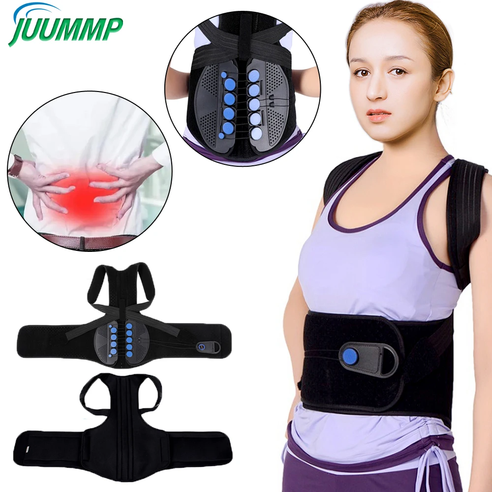 Comfy True fit Posture Corrector Back Shoulder Support Brace Belt for Women Men Herniated Disc Sciatica Low Upper Back Pain