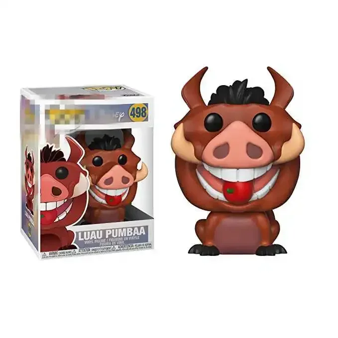 FUNKO POP DISNEY Фигурка Короля Льва Mufasa Коллекционные игрушки Simba Pumbaa Timon Fox 87 498 495 496