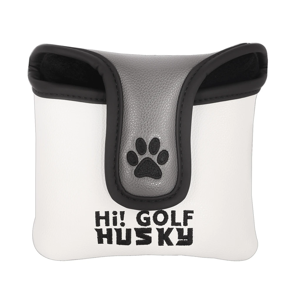 Милая собака кошка вышивка из синтетической кожи магнитная застежка клюшка для