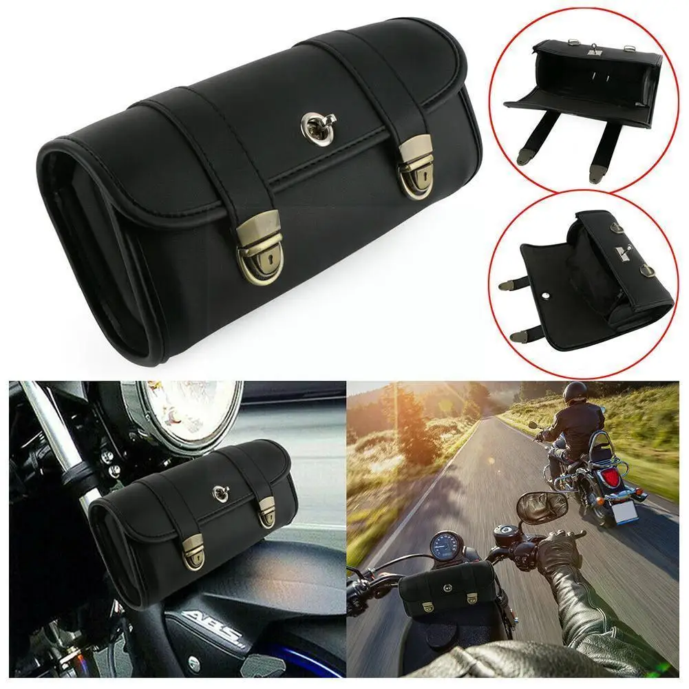 

Retro Bicycle Tail Bag PU Leather Cycling Bag Saddle Riding Rear Personalized Bag Bicycle Pouch Bike Accessories Pannier Vi S5C3