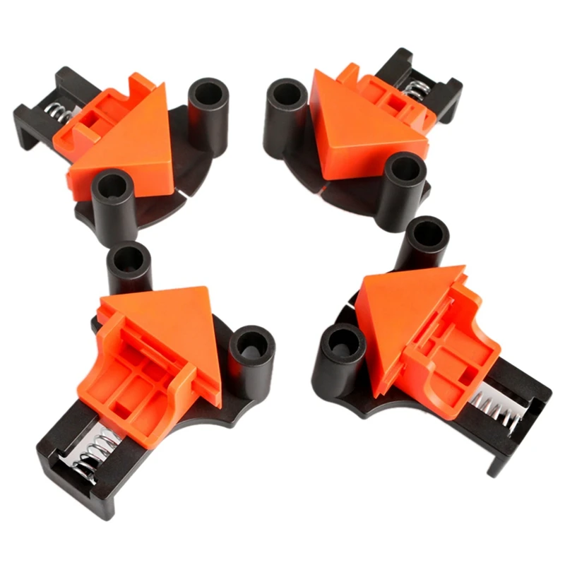 

AT14 Woodworking Clamps,Carpenter Right Angle Clamp 60 90 120 Degree Angle Clamp Fixing Clips Woodworking Angle Clamps Tool