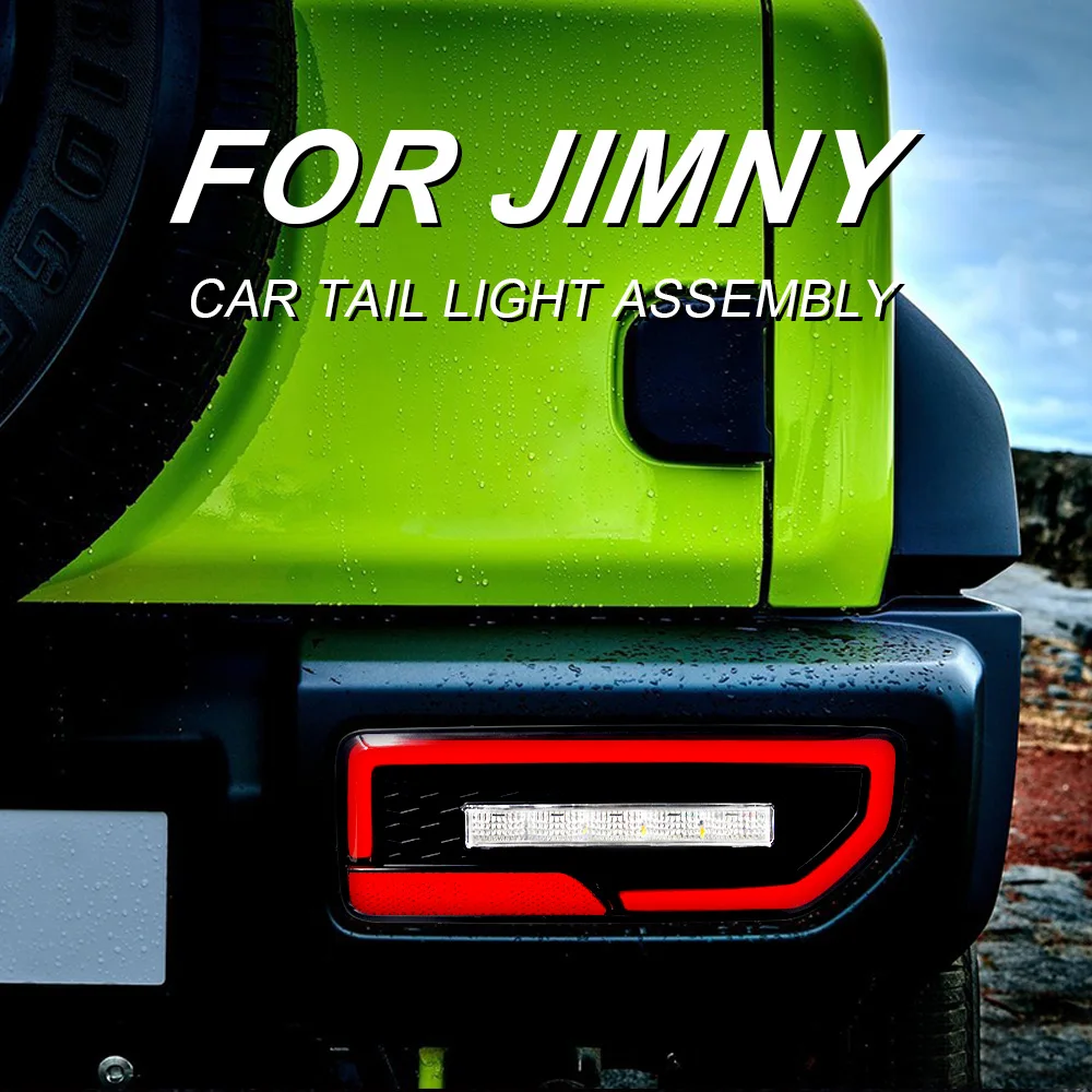 

Задний стоп-сигнал для Suzuki Jimny JB64 JB74, 2 шт., задний стоп-сигнал 2019 2020 2022 + Задний стояночный тормоз, сигнал поворота, отражатель, задний свет, установка для автомобиля