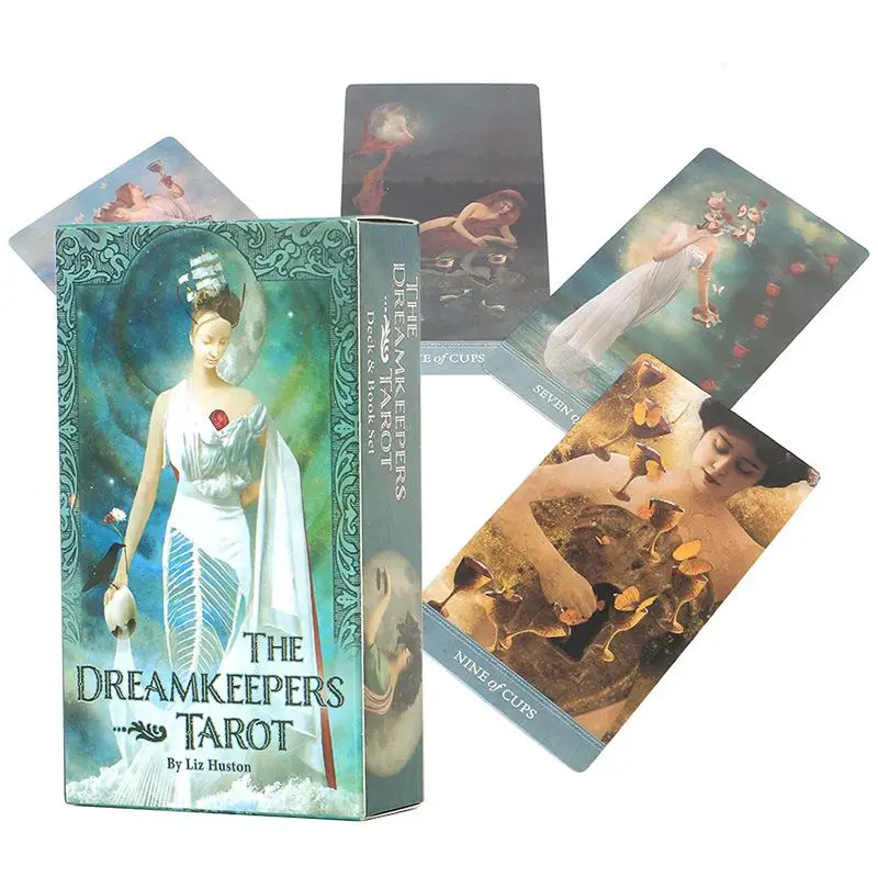 

12*7cm The Dreamkeepers Oracle Tarot Cards Divination Deck Entertainment Party Fate Card with Paper Instructions