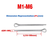 304 stainless steel cotter pin u shaped positioning pin m1 m6