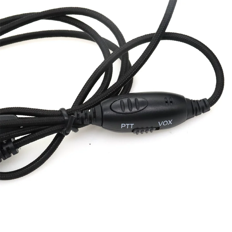 Шумоподавляющие наушники для радиостанций BaoFeng UV5R UV-82 BF-888S VOX Mic Earpiece PTT Walkie Talkie Headset Kenwood Radio KDC1