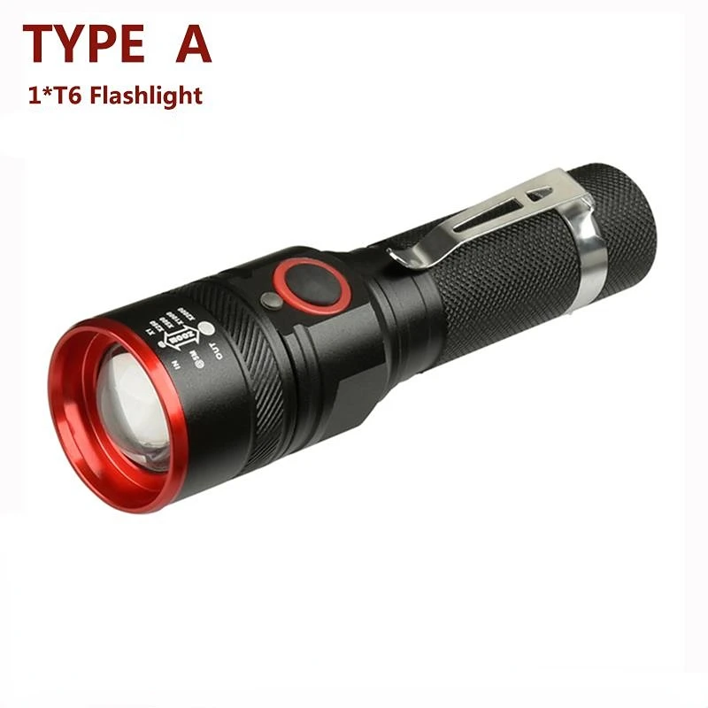 

POCKETMAN Черный водонепроницаемый перезаряжаемый фонарик