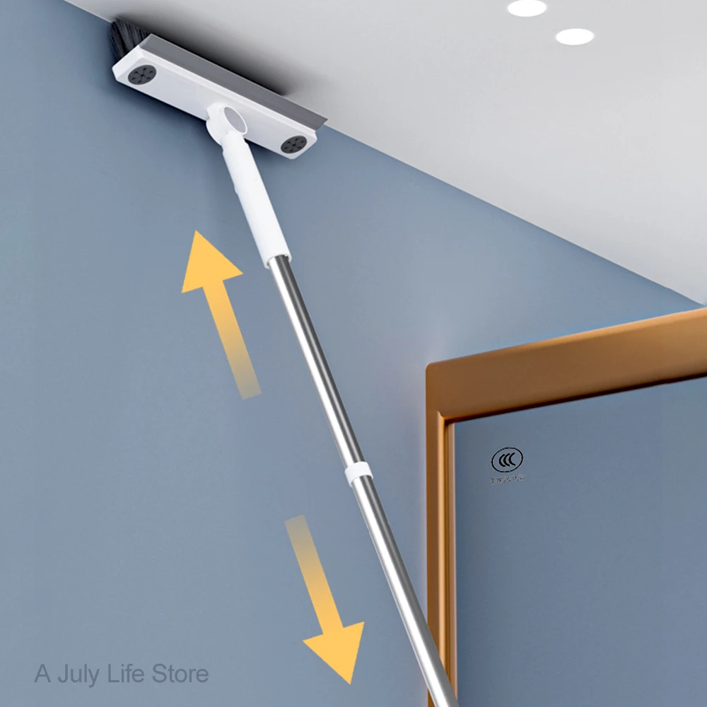 2 в 1 щётка-скребок для чистки пола с длинной ручкой