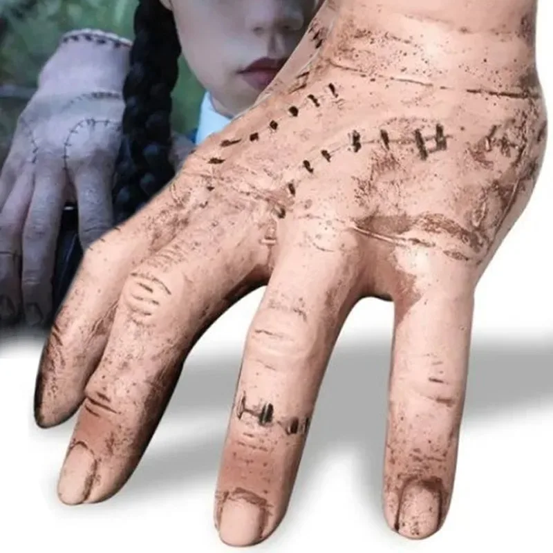 2024 Хэллоуин реквизит ужасов сломанные руки ужас среду Адамс семья латексная