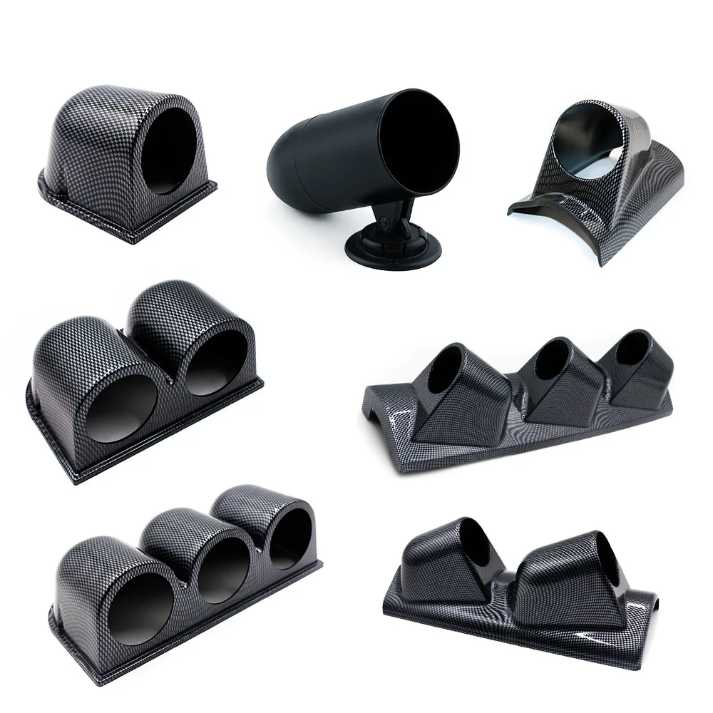 

Универсальный автомобильный Стайлинг, держатель для приборной панели, 2 дюйма, 52 мм, запчасти для автомобилей и мотоциклов, из углеродного в...