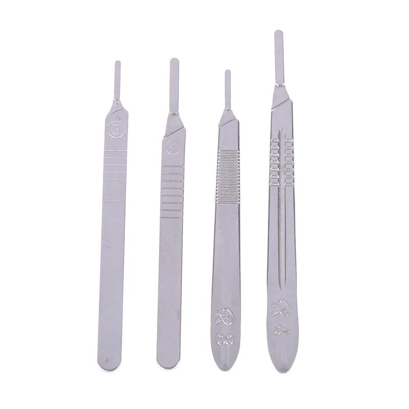 

Utility Stainless Steel Blade Handle 3# 4# PCB Repair Animal Surgical Knife Carving DIY Hand Tools