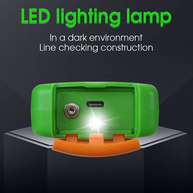 MAYTO 2 in 1 FTTH Fiber Optic Power Meter AUA-DC7/DC5 LED Light SC/FC/ST Universal Connector -70~+10dBm Fiber Optical Tester