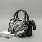 Роскошная дизайнерская черная сумка-мессенджер, женская сумка-мешок через плечо, вместительная винтажная матовая дамская сумочка из искусственной кожи