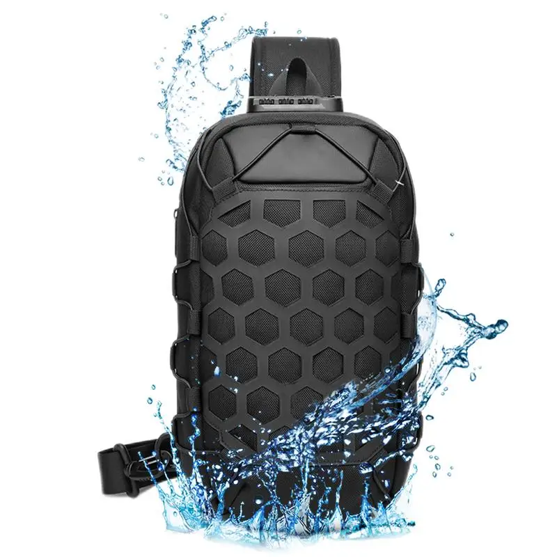 

Crossbody Bag Men Waterproof Sling Backpack Travel Hiking Chest Bag Daypack Travel Essentials Crossbody Hiking Daypack Bag Mens