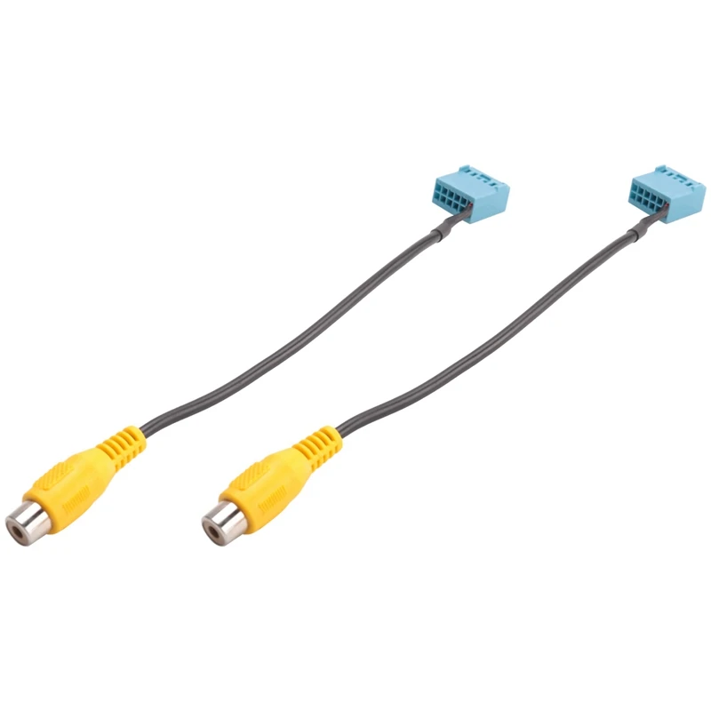 8Pcs Car Rearview Camera RCA Video Reverse Convert Cable For-MIB Passat Tiguan Golf RCD330 RCD330G