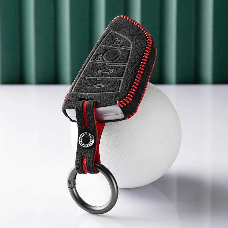 Alcantara For BMW x3 x1 x5 x2 x4 x6 x7 325 530 525 730 740 Key Case Cover Keychain Protective Shell Car Accessories Alcantara For BMW x3 x1 x5 x2 x4 x6 x7 325 530 525 730 740 Key Case Cover Keychain Protective Shell Car Accessories