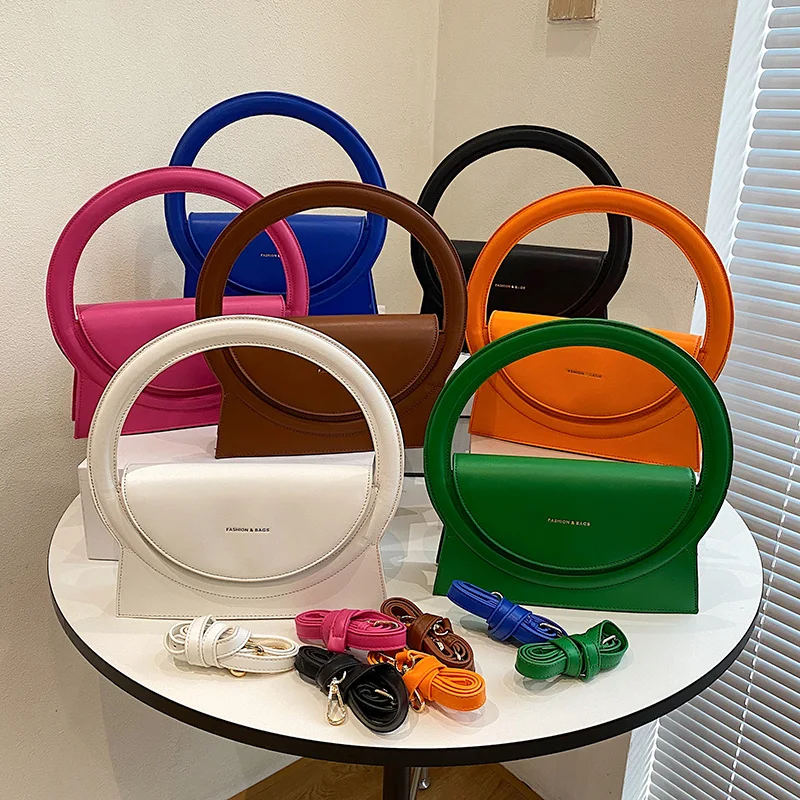 

2023 New Women's Shoulder Bags Fashion Trend All-match High-end Luxury Ladies Solid Color Retro Vintage Armpit Small Square Bags