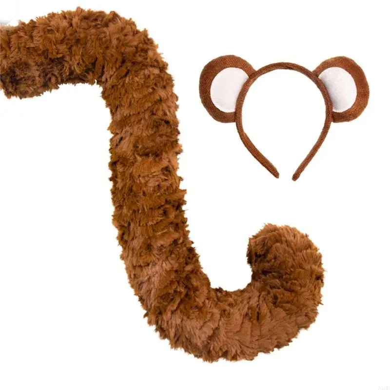 N1HE COSTUME SET Monkey Hears Hast Plush Animal Fancy Costum