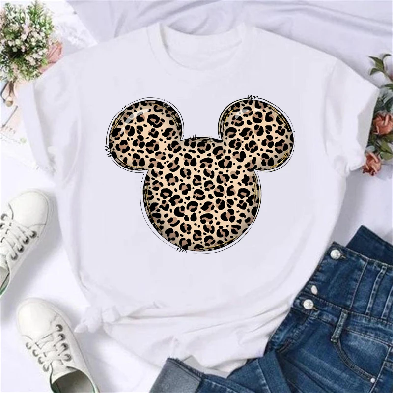 Женская футболка милая модная женская с принтом Минни Маус |