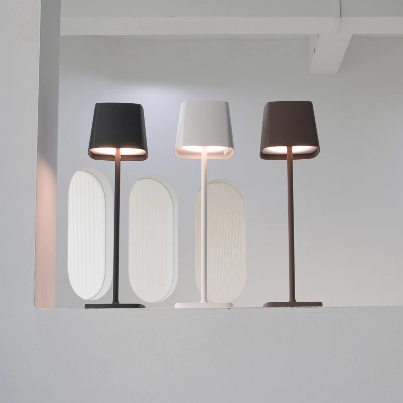 

Новая роскошная креативная простая настольная лампа с высоким сенсором, тихая Настольная лампа для ресторана, бара, кофейни, лампа для спал...