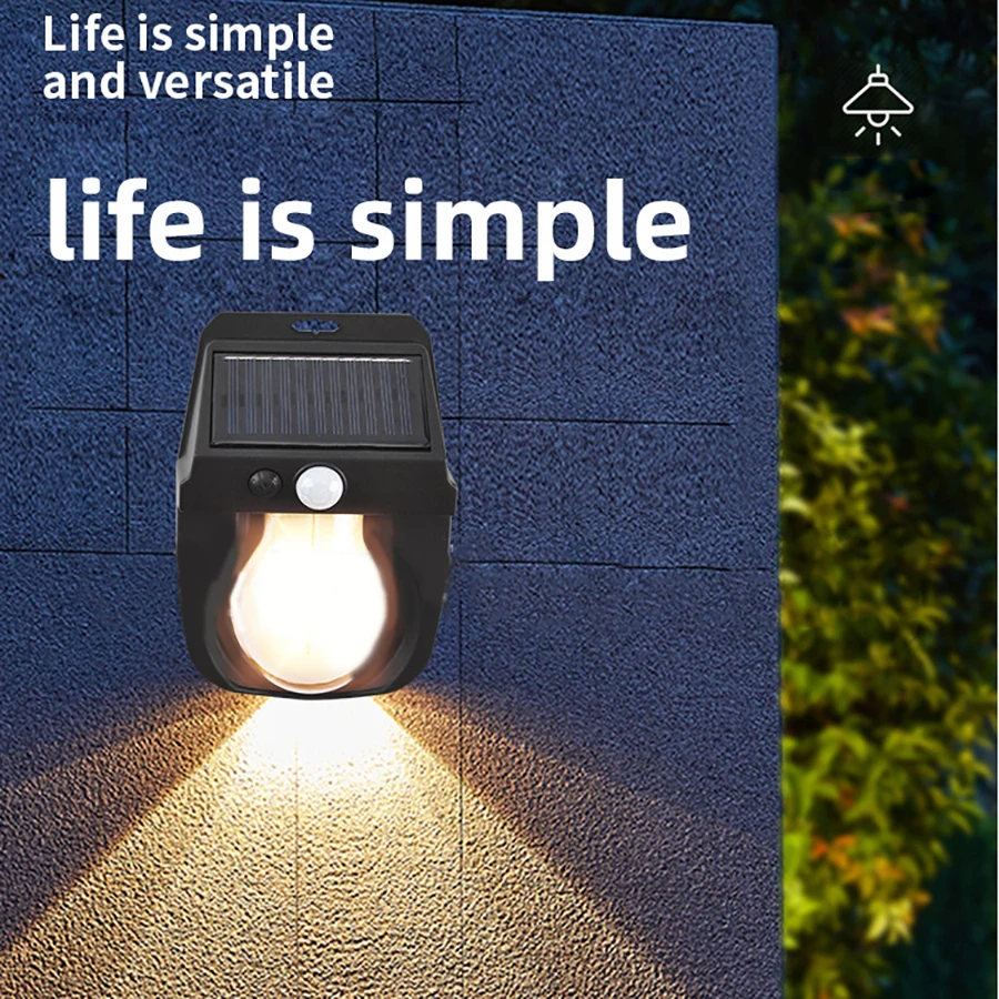 

Солнечный светильник с датчиком движения